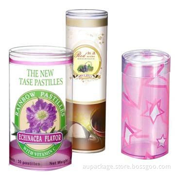Plastic gift boxes with soft crease, customized designs and requirements are welcome